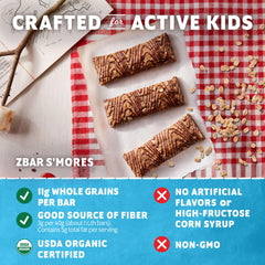 Clif Bar barra dentro de una lonchera escolar, lista para la merienda