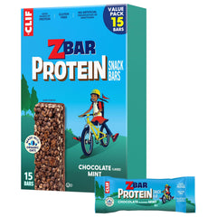 Clif Kid ZBar frente del paquete mostrando 15 unidades y conveniencia