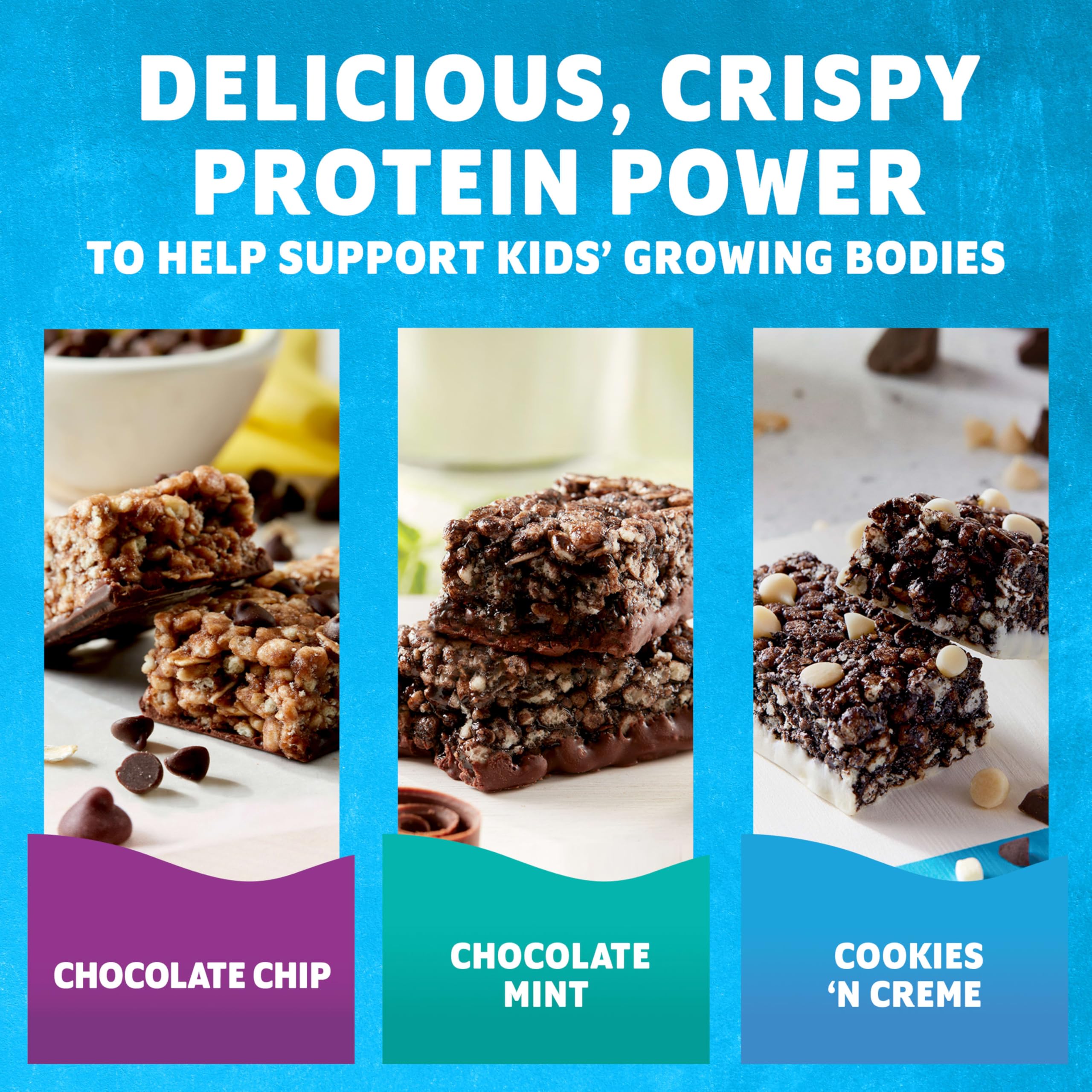 Clif Kid ZBar muestra de sabores Chocolate Chip Chocolate Mint Cookies 'n Creme