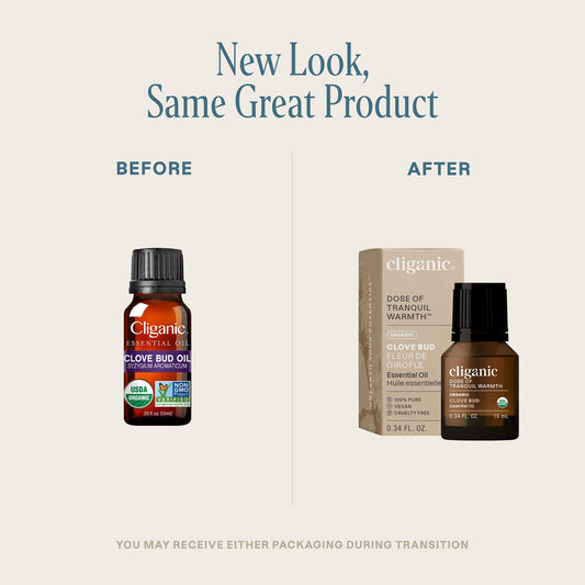 Aceite de clavo de Cliganic puro para aromaterapia en difusor.