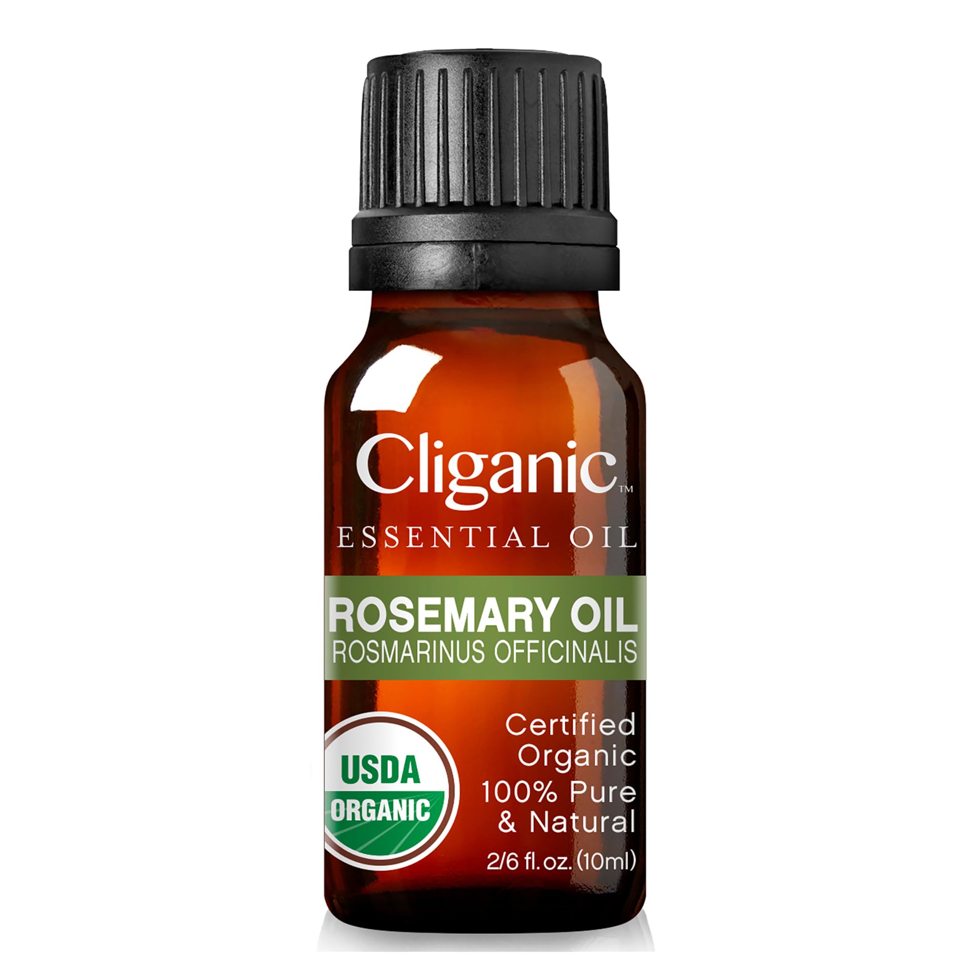 Cliganic aceite esencial de romero para cabello, aporta brillo natural.