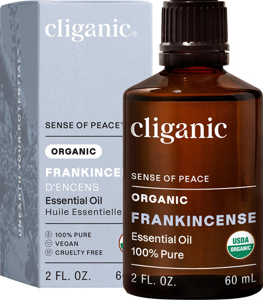 Cliganic botella frontal mostrando el aceite puro y su presentación