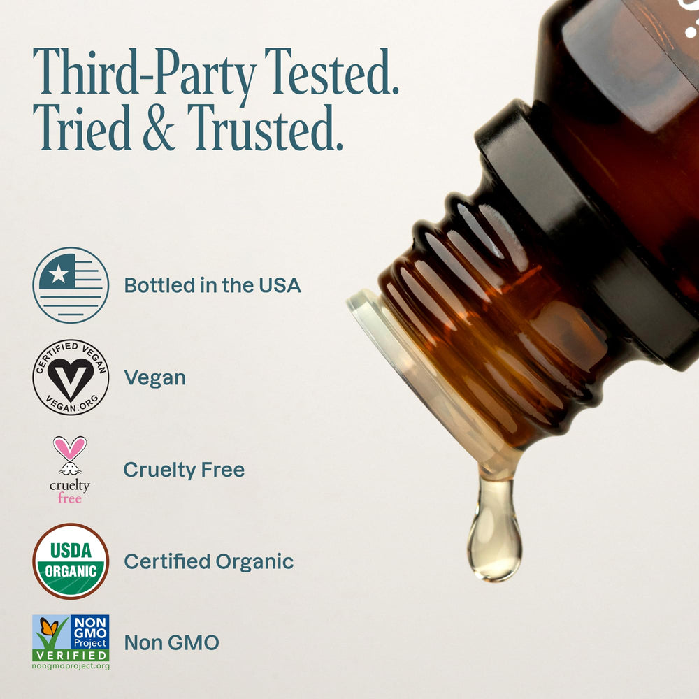 Cliganic aceite de incienso: fragancia terrosa para concentración y calma.