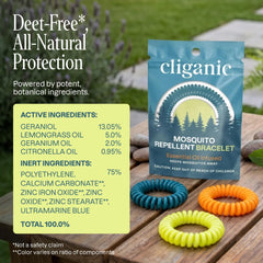 Pulsera Cliganic en camping al aire libre, útil para actividades exteriores