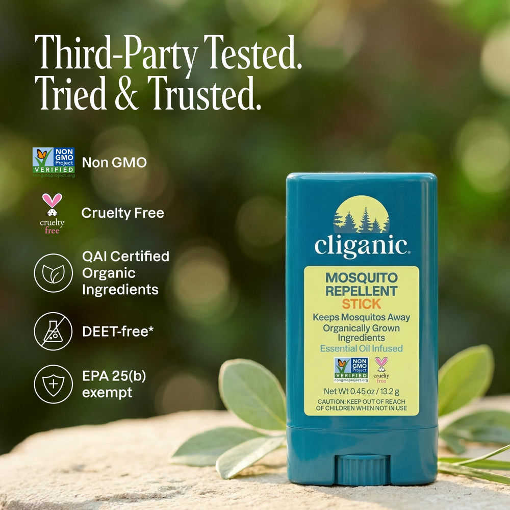 Cliganic stick en jardín para mayor disfrute al aire libre