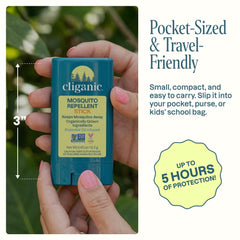 Cliganic aplicando en muñeca para protección localizada al aire libre
