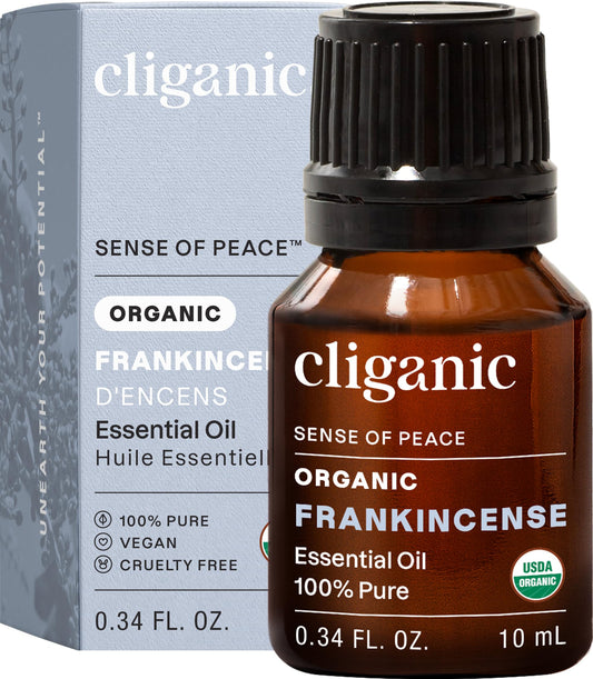 Cliganic frasco frontal mostrando marca y pureza