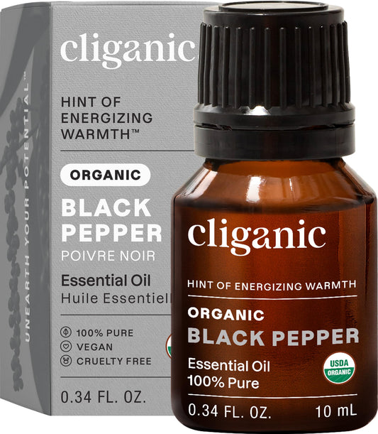 Cliganic botella frontal mostrando envase y beneficio de pureza