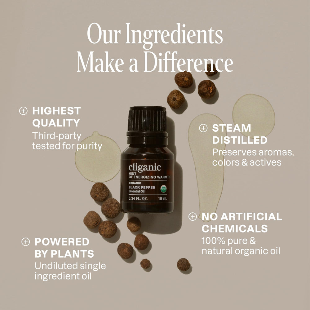 Cliganic gotero con aceite mostrando textura y uso sencillo