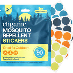 Cliganic empaque frontal con 90 parches, presentación familiar y lista para exteriores
