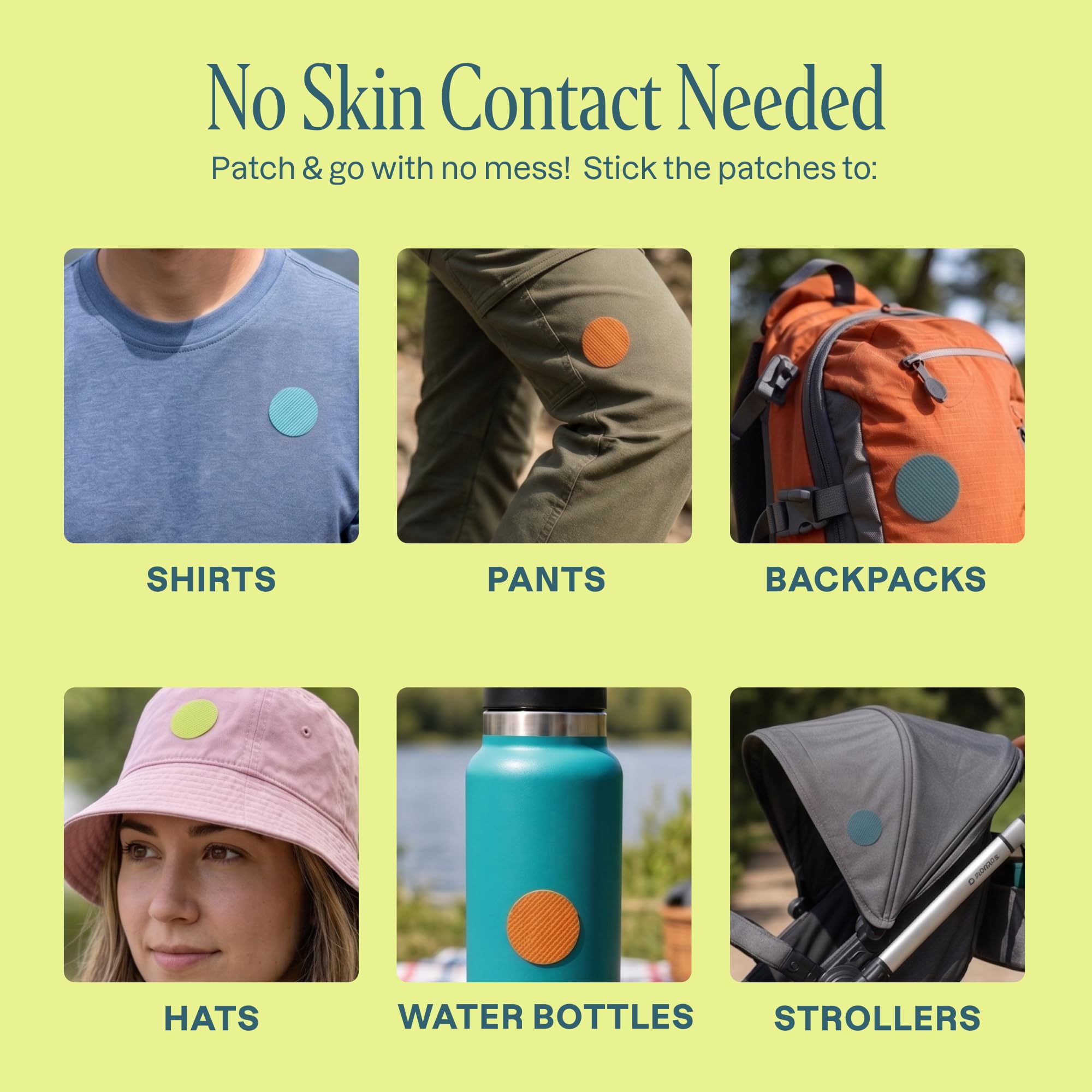 Cliganic parche pegado en mochila en exteriores para protección práctica