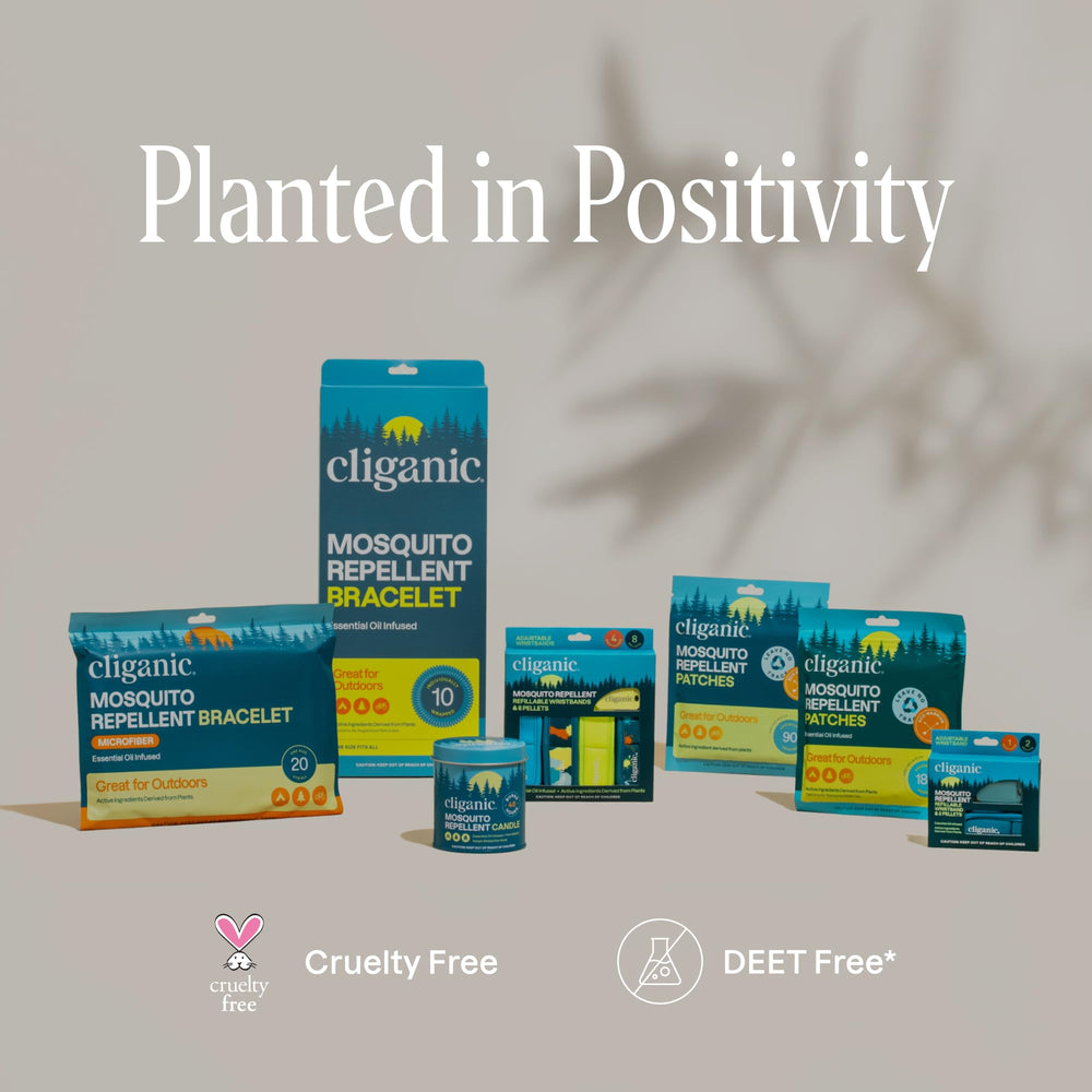 Cliganic parches con aceite esencial de citronela, parche cómodo y libre de químicos sintéticos.