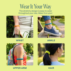 Cliganic pulsera en muñeca de adulto, ajuste flexible y visible