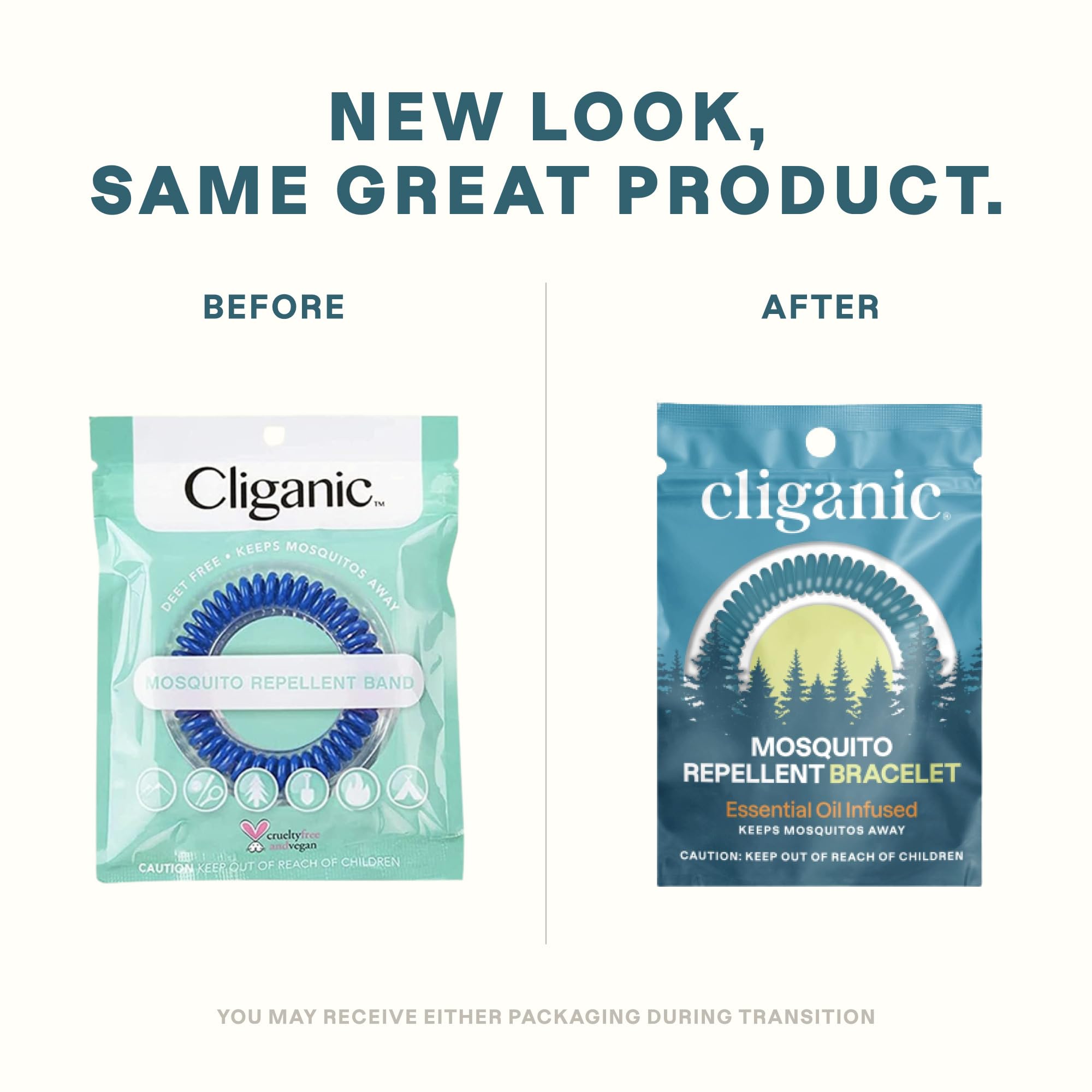 Cliganic pulseras repelentes mosquitos, sin DEET, con aceites esenciales para uso diario.