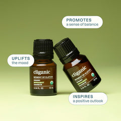 Cliganic frasco en mano para comparar tamaño práctico