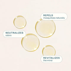 Cliganic textura de aceite en gota resaltando aroma fresco
