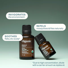 Cliganic gota de aceite sobre fondo blanco mostrando textura limpia