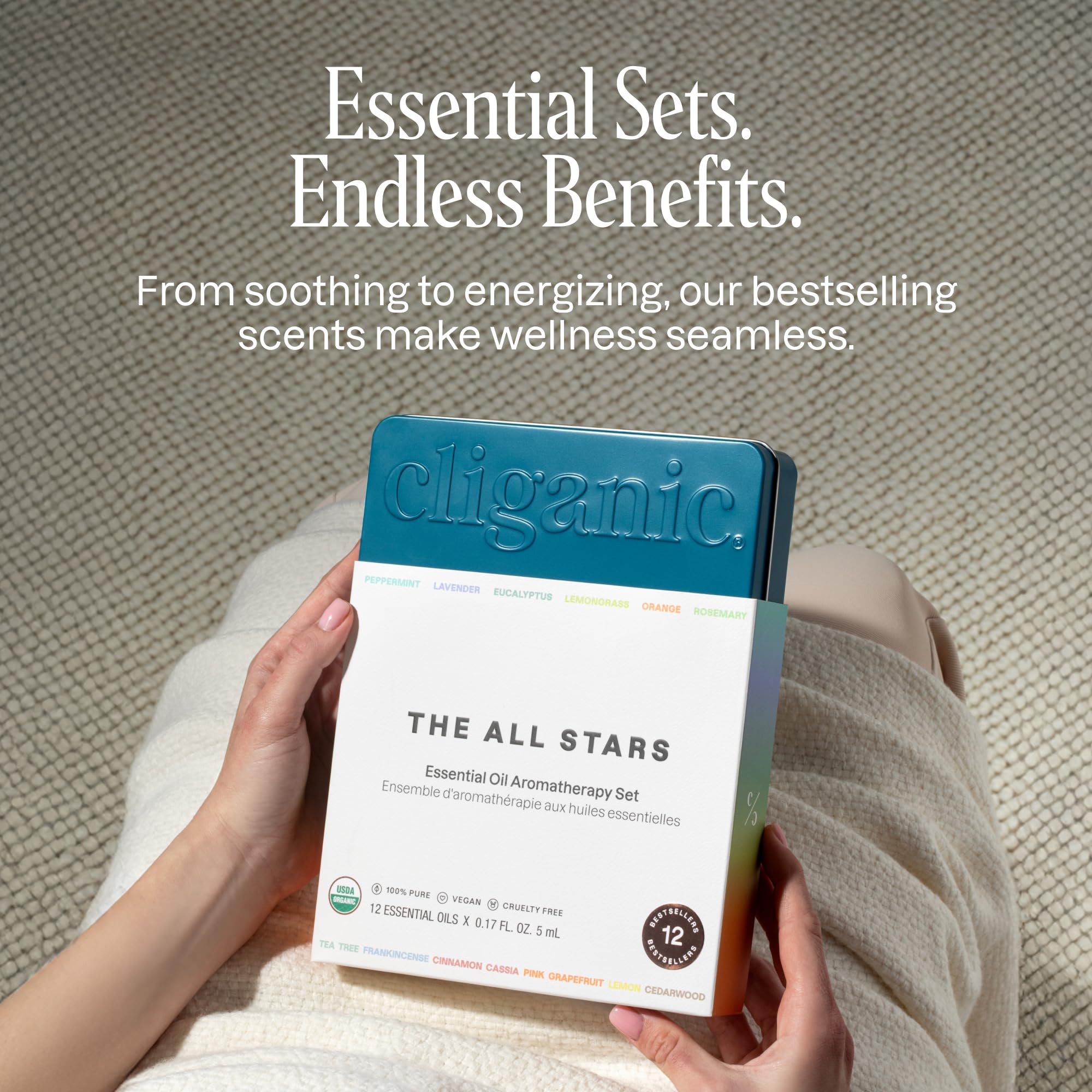 Cliganic eucalipto: aroma fresco para descongestión y claridad mental.