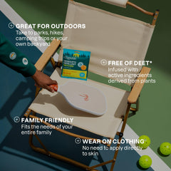 Uso exterior con parches Cliganic, despliegue rápido para parques y senderos.