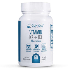 Clinical Effects frente del envase mostrando 60 cápsulas y confianza