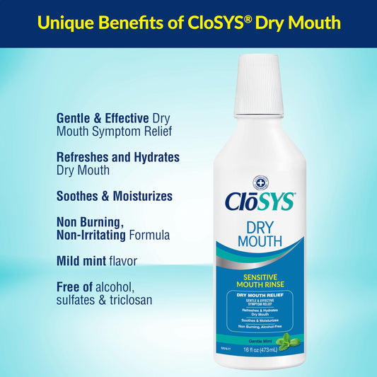 CloSYS etiqueta cerca con ingredientes visibles para seguridad y confianza