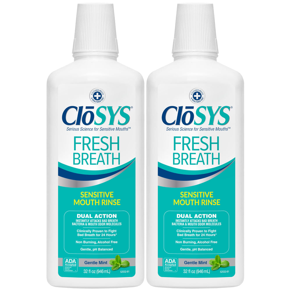 CloSYS frente del envase mostrando etiqueta y beneficio de frescura