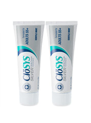 CloSYS Silver pack frontal mostrando dos tubos y beneficio de protección