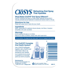 CloSYS spray en escena de viaje mostrando practicidad para desplazamientos