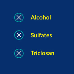 CloSYS líquido transparente muestra textura suave y sin alcohol