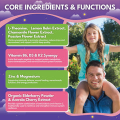 CNCHEF etiqueta con lista de ingredientes clave y vitaminas