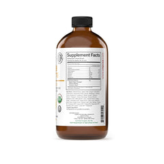 Complete Natural Products etiqueta en detalle con ingredientes certificados orgánicos