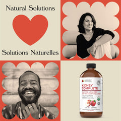 Detalle de la etiqueta Kidney Complete Liquid Complete Natural Products con información de ingredientes