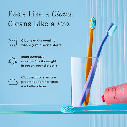 Cocolab Cocobrush primer plano de cerdas microtiered mostrando limpieza eficaz