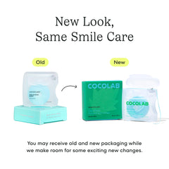 Cocolab Cocofloss empaque sostenible hecho con materiales reciclados