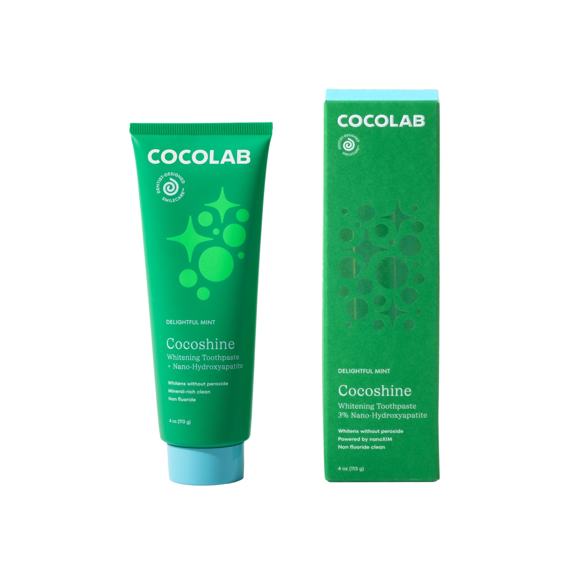 Cocolab Cocoshine frontal del tubo mostrando marca y tamaño