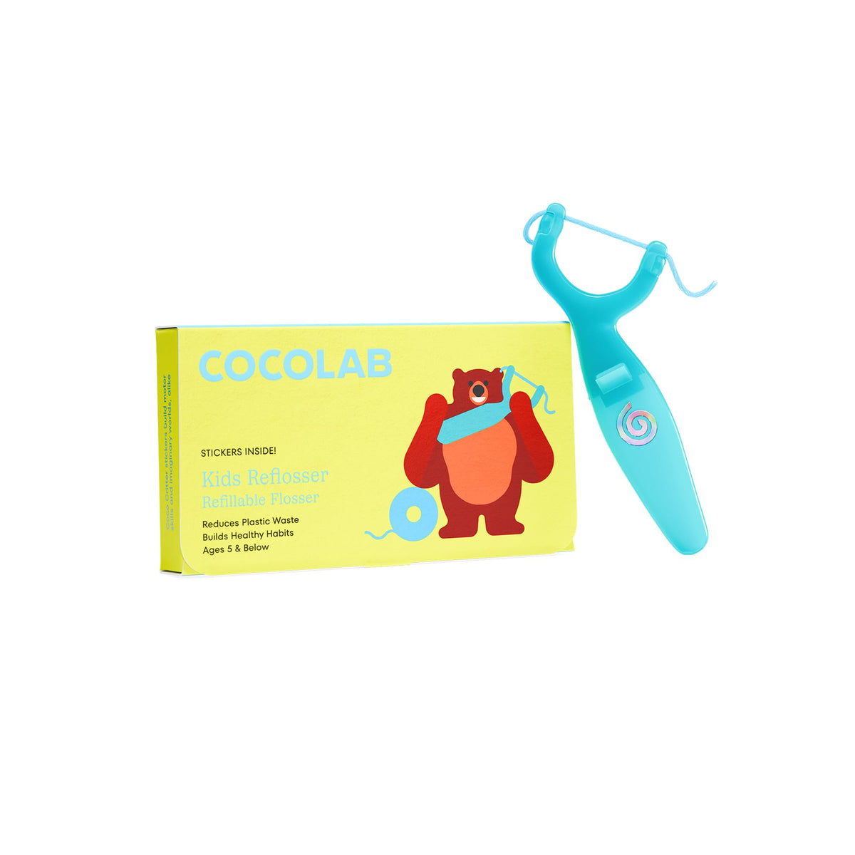 COCOLAB porta seda frontal mostrando diseño infantil y durabilidad
