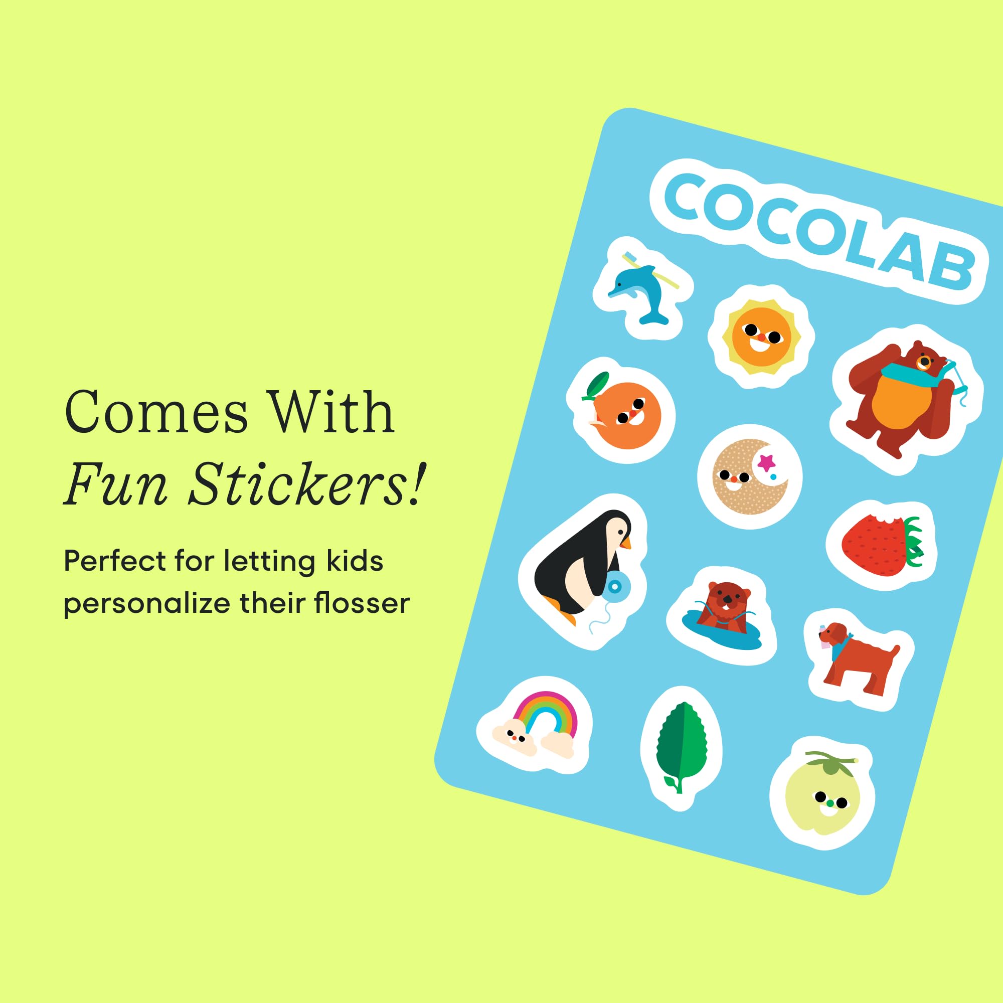 COCOLAB hoja de adhesivos para personalizar y motivar uso
