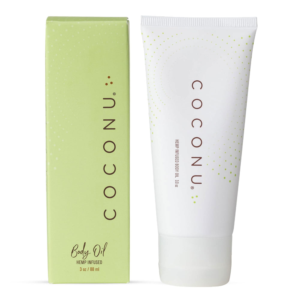 COCONU frasco frontal mostrando tamaño y diseño, ideal para llevar