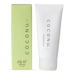 COCONU frasco frontal mostrando tamaño y diseño, ideal para llevar