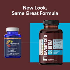 CocoaVia textura de pastilla en primer plano para ver calidad y composición