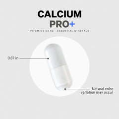 Dosis diarias de Codeage Calcium Pro+ para planificación nutricional