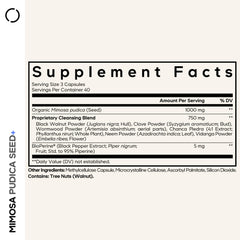 Codeage detalle de etiqueta con lista de ingredientes y beneficios
