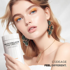 Codeage egg shell membrane collagen close-up emphasizes unique source.