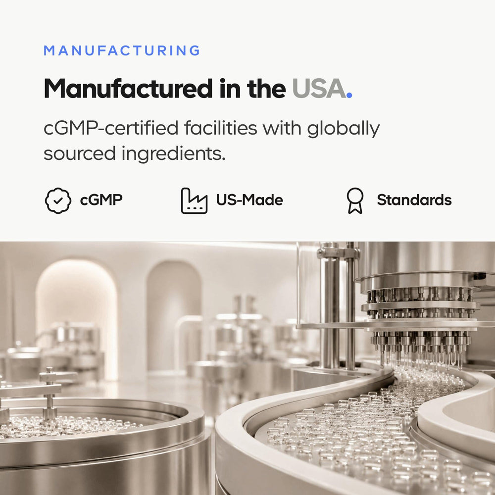 Etiqueta de Codeage con lista de ingredientes Setria y certificaciones, transparencia