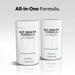 Setas cola de pavo y maitake en Codeage Gut Health.