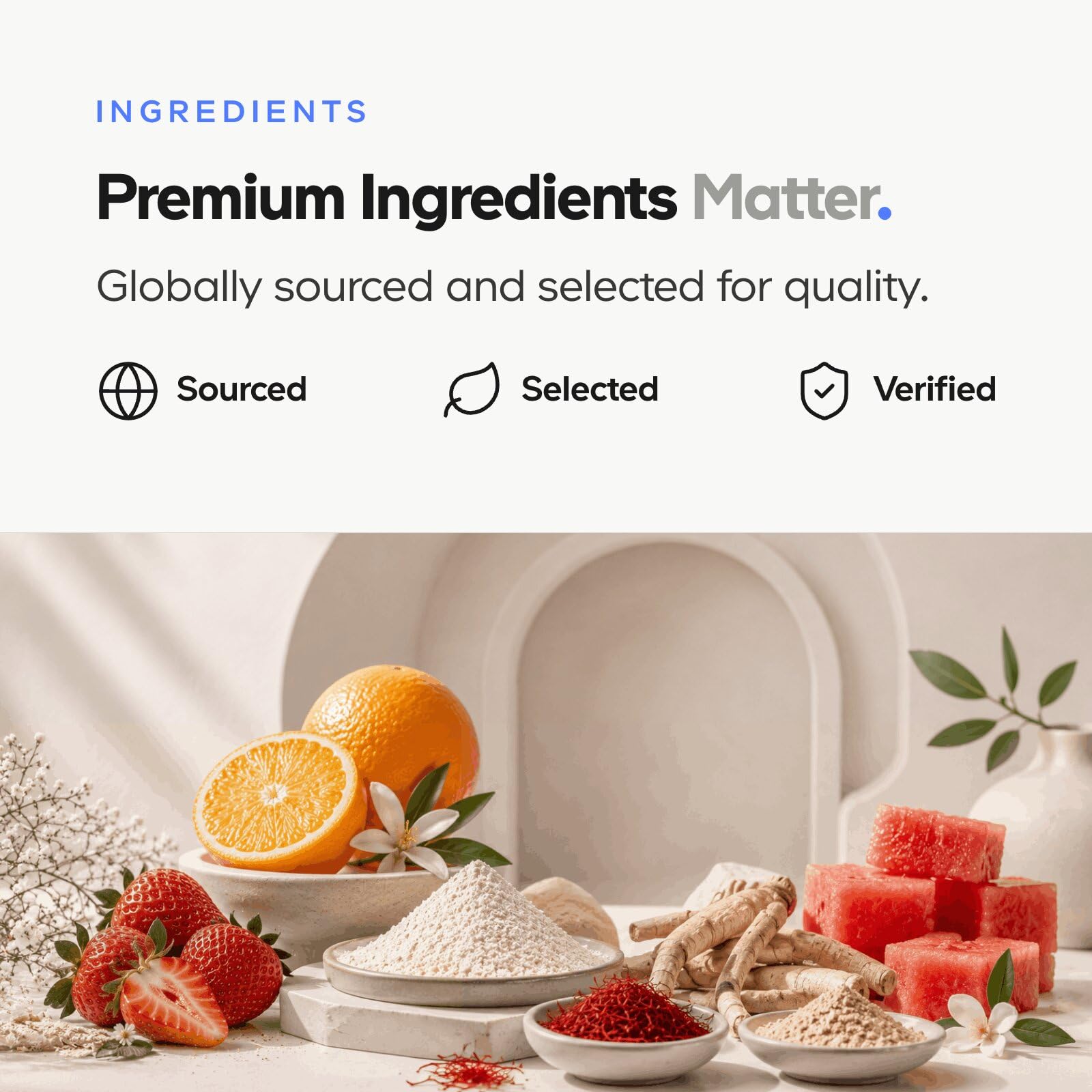 Codeage imagen de ingredientes: resveratrol, vitamina B12 y quercetina