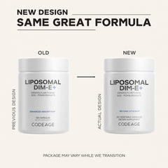 Codeage primer plano de textura de cápsula que destaca liberación liposomal
