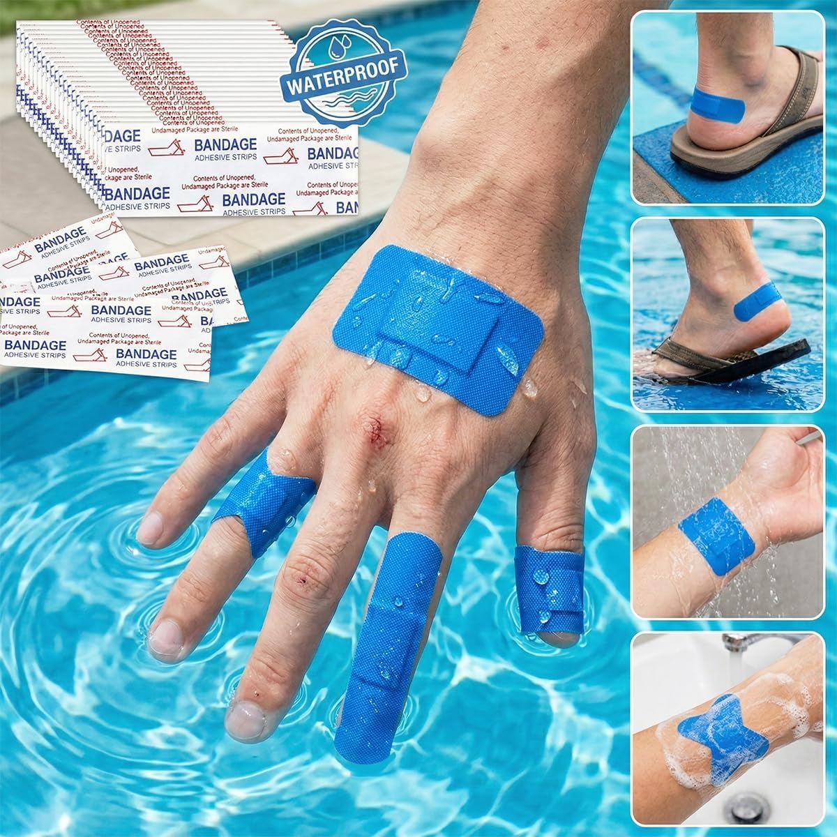 Cohortstar textura impermeable y adhesivo flexible mostrando sellado resistente