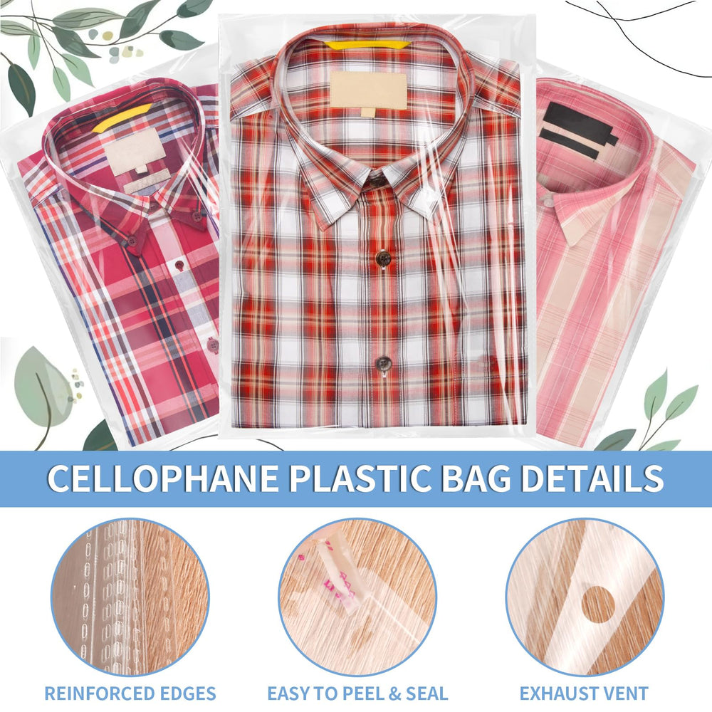 COIDEA bolsa transparente con camiseta doblada mostrando presentación