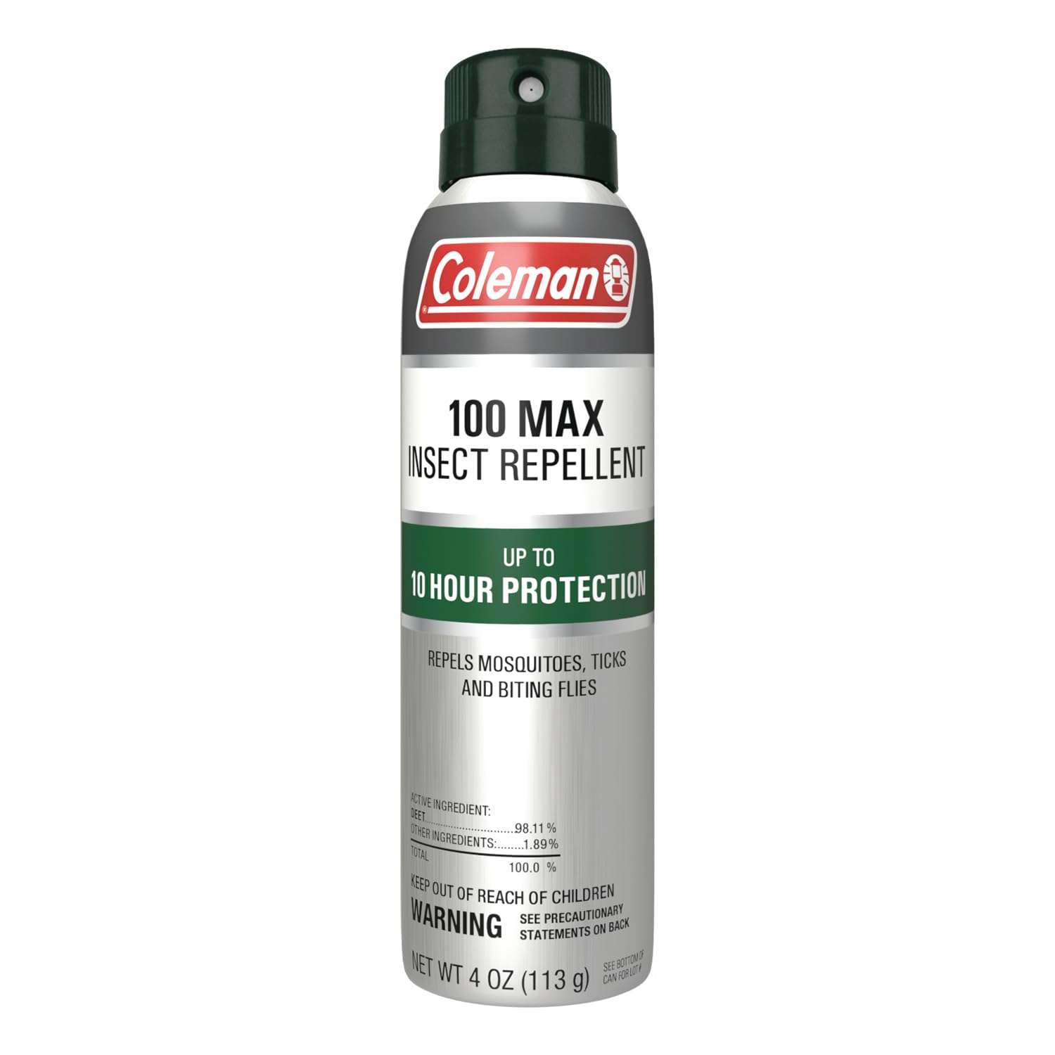 Coleman envase frontal 4 oz mostrando diseño y portabilidad